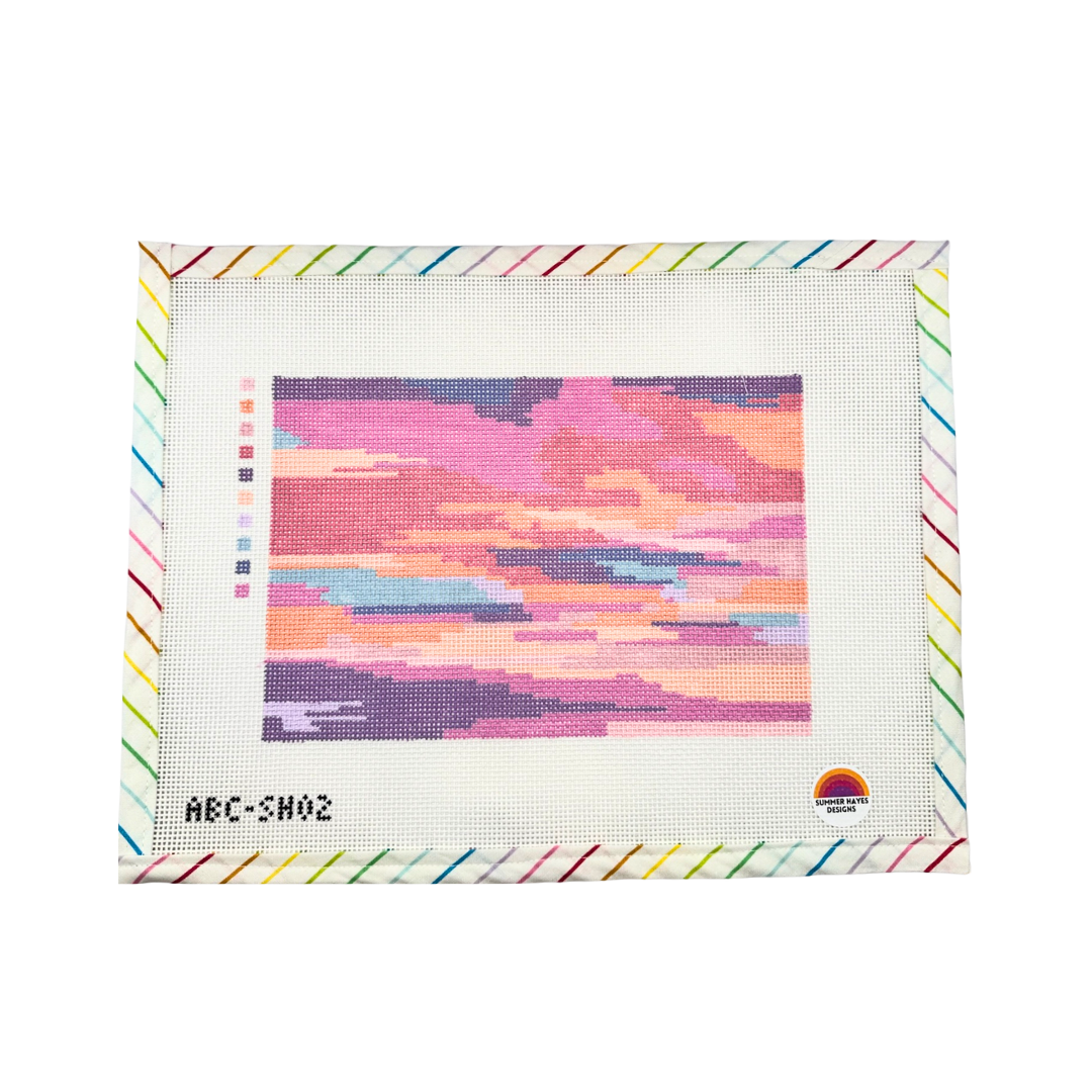 Carolina Cotton Candy Sky Clutch