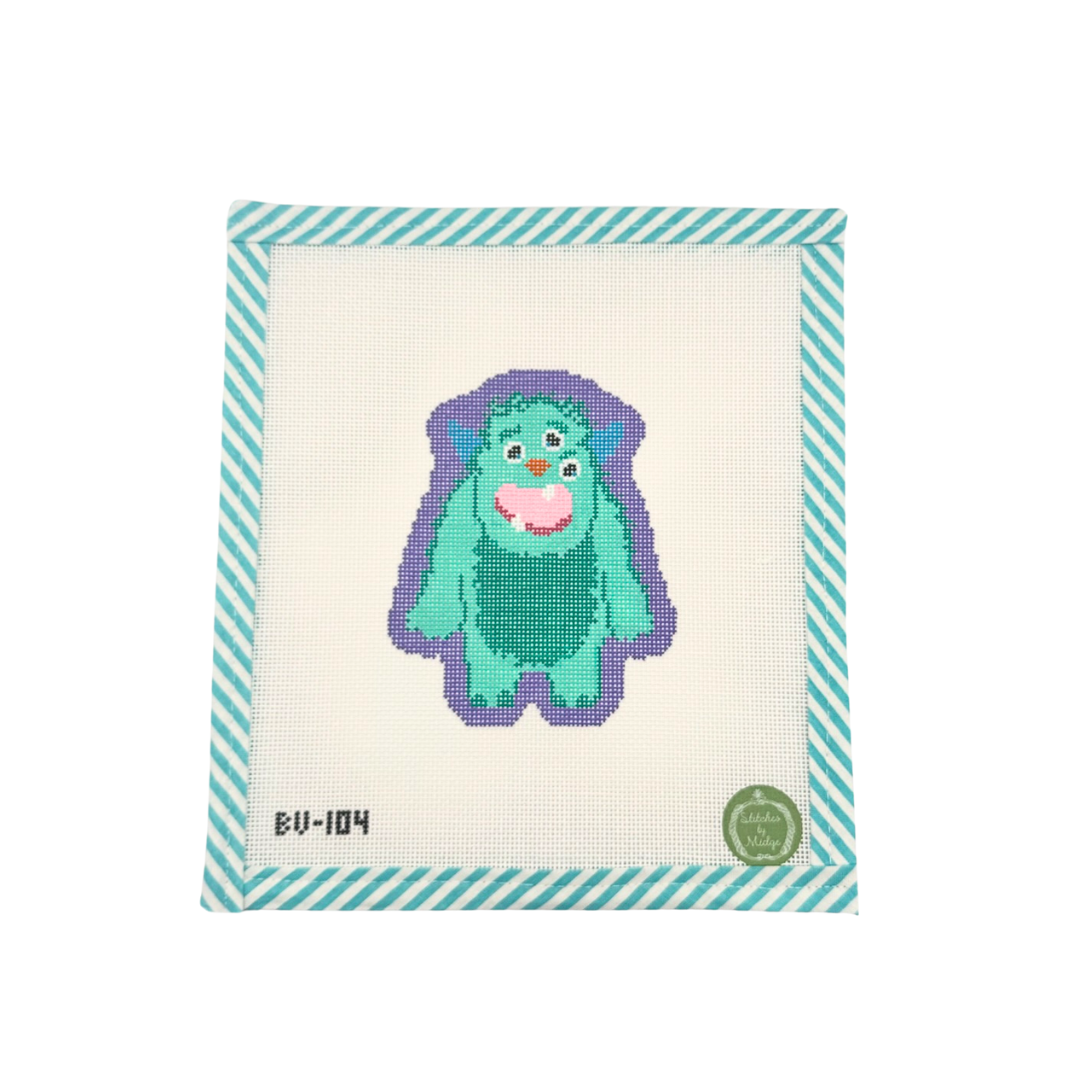 monsters inc blue guy Big Green Guy Monster – Atlantic Blue Canvas