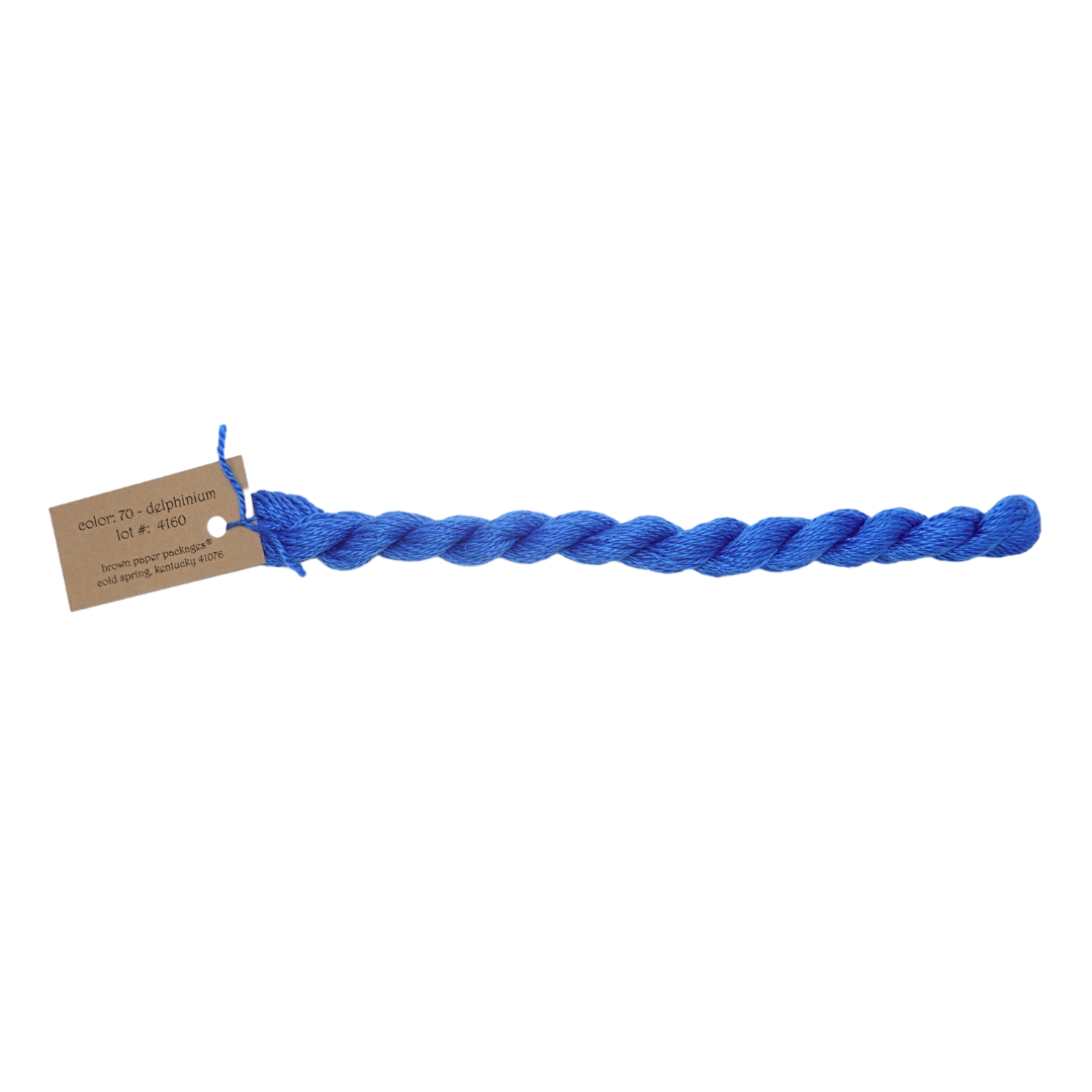 Silk & Ivory Skein - Delphinium - 070