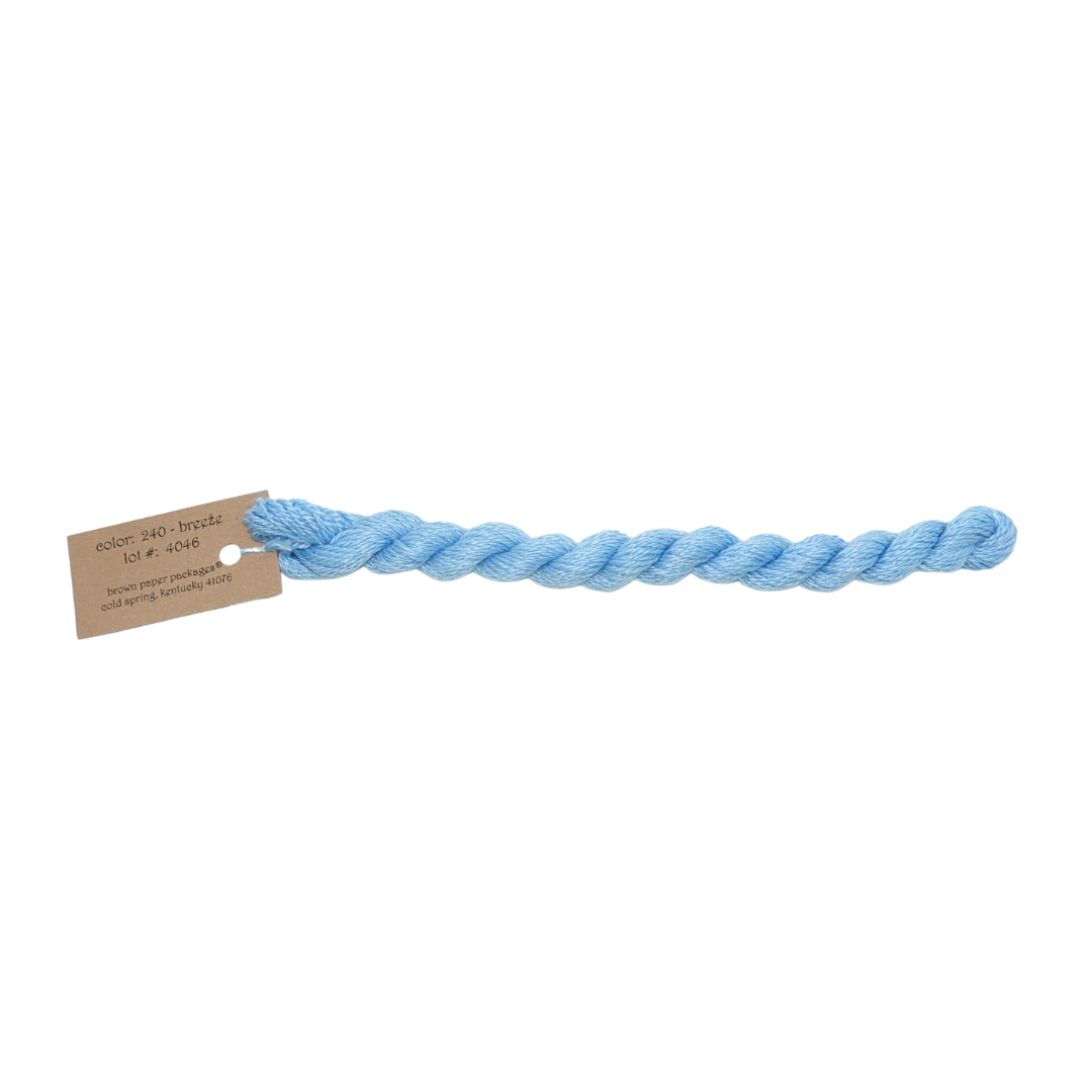 Silk & Ivory Skein - Breeze - 240 – Atlantic Blue Canvas