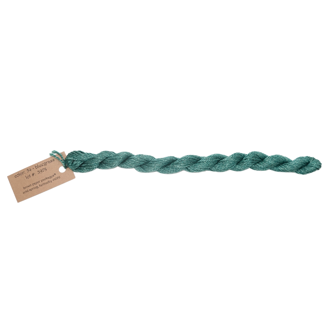 Silk & Ivory Skein - Bluegrass - 054