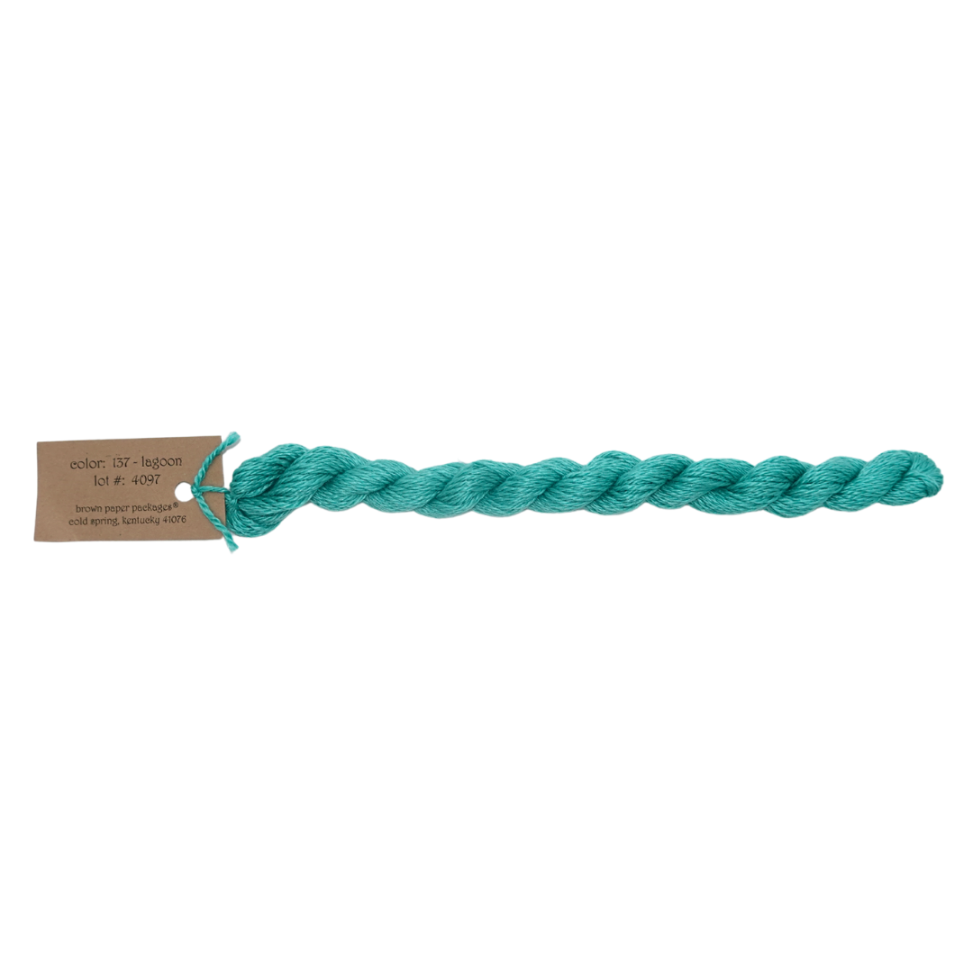 Silk & Ivory Skein - Lagoon - 137