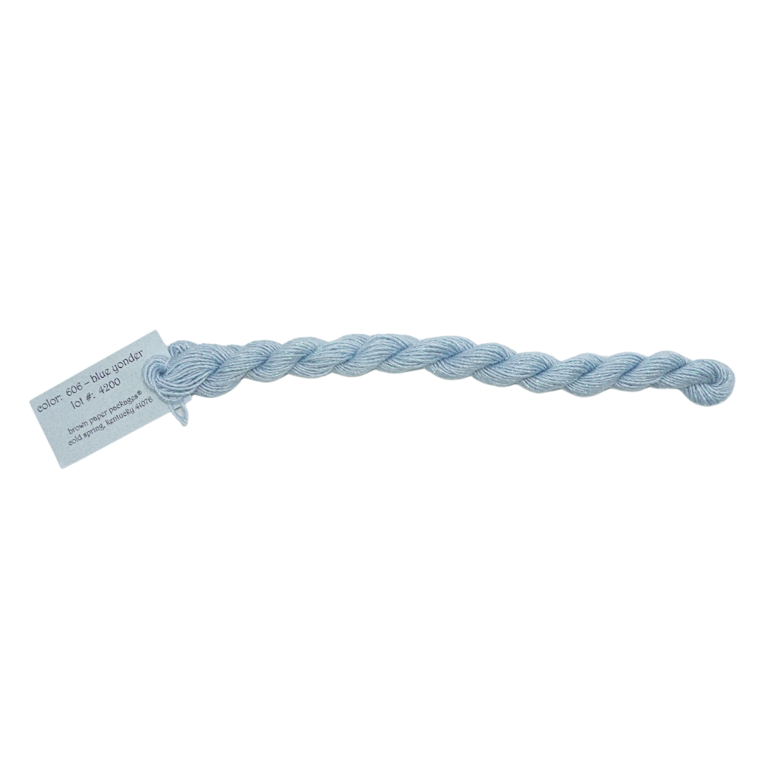 Silk & Ivory Skein - Stardust Blue Yonder - 606