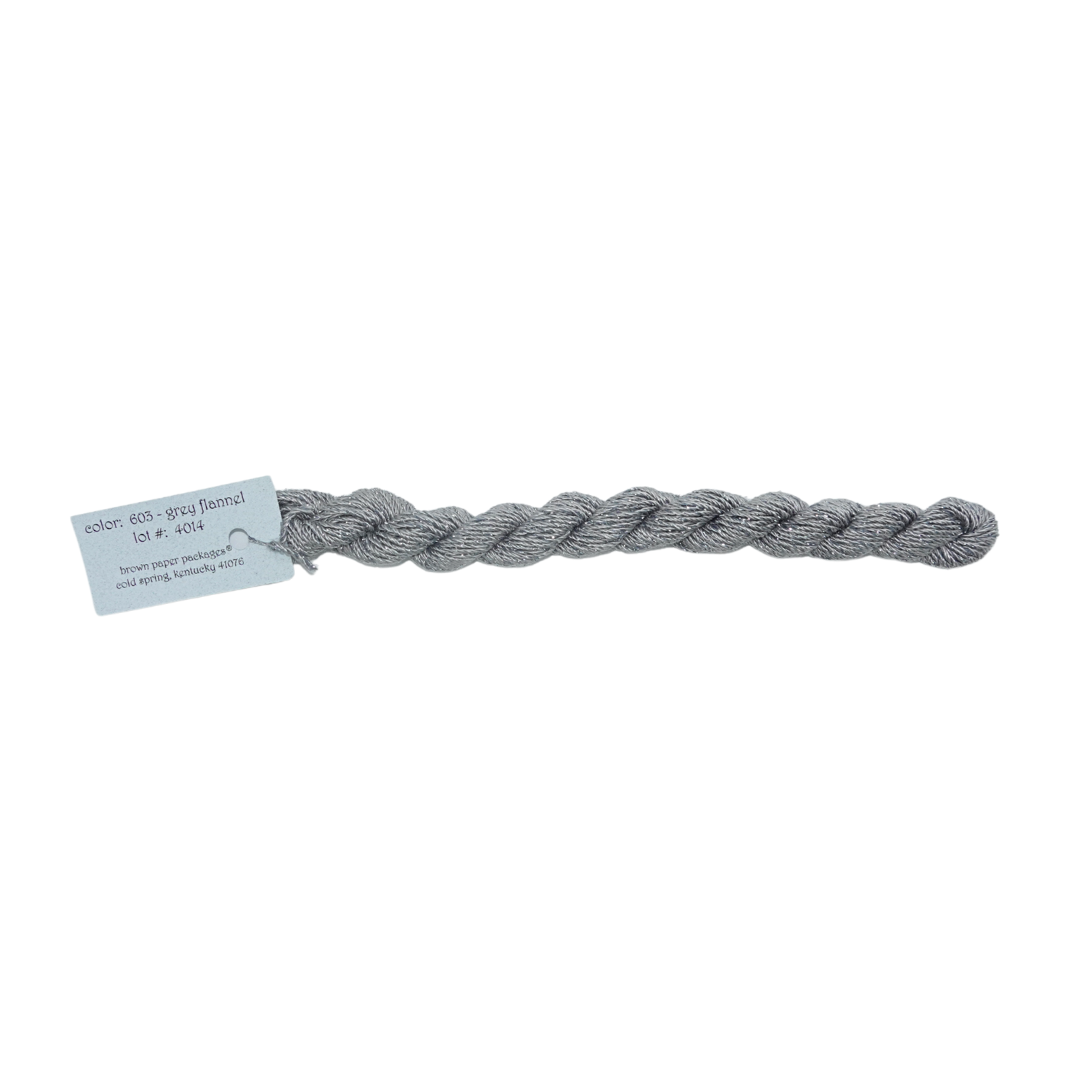 Silk & Ivory Skein - Stardust Grey Flannel - 603