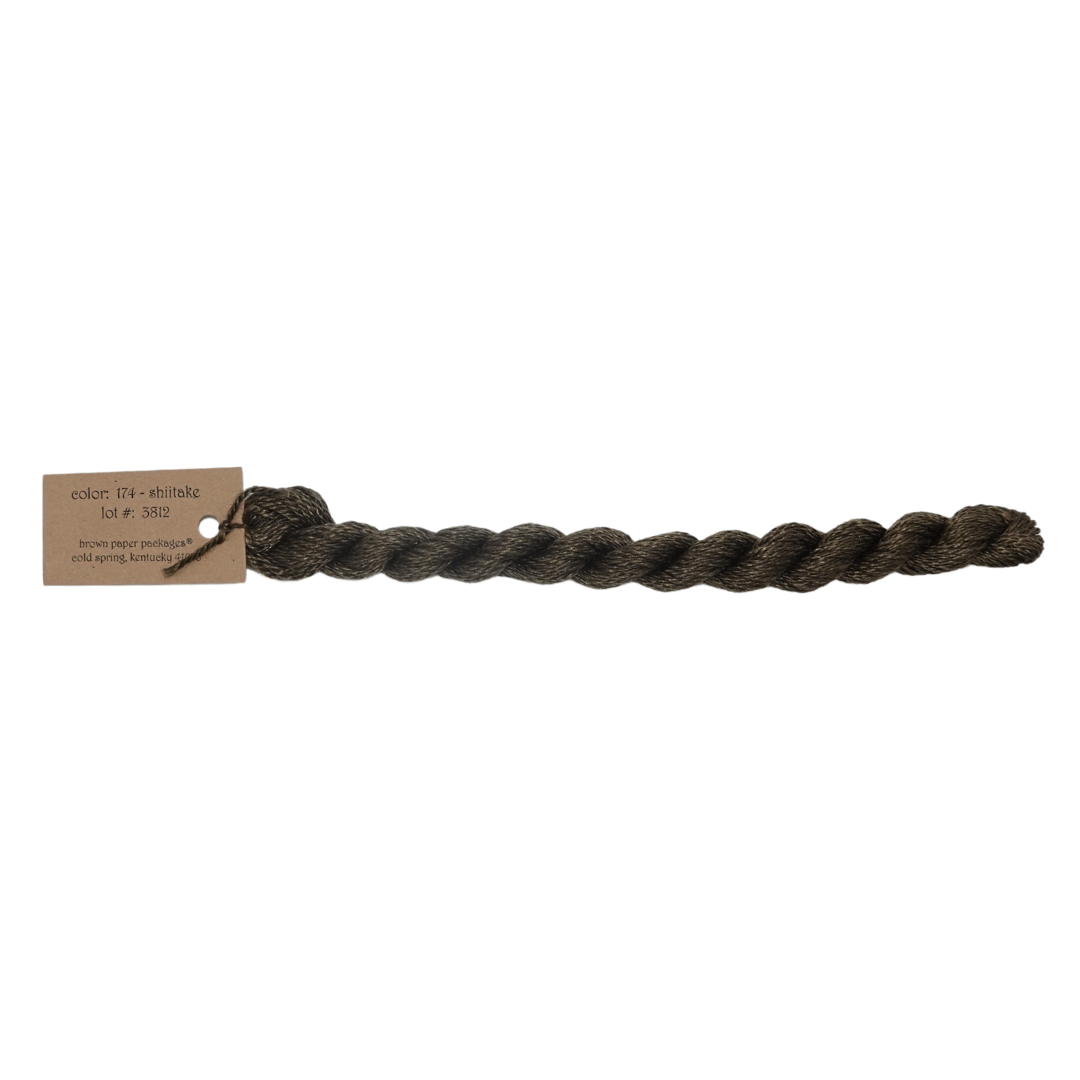 Silk & Ivory Skein - Shiitake - 174