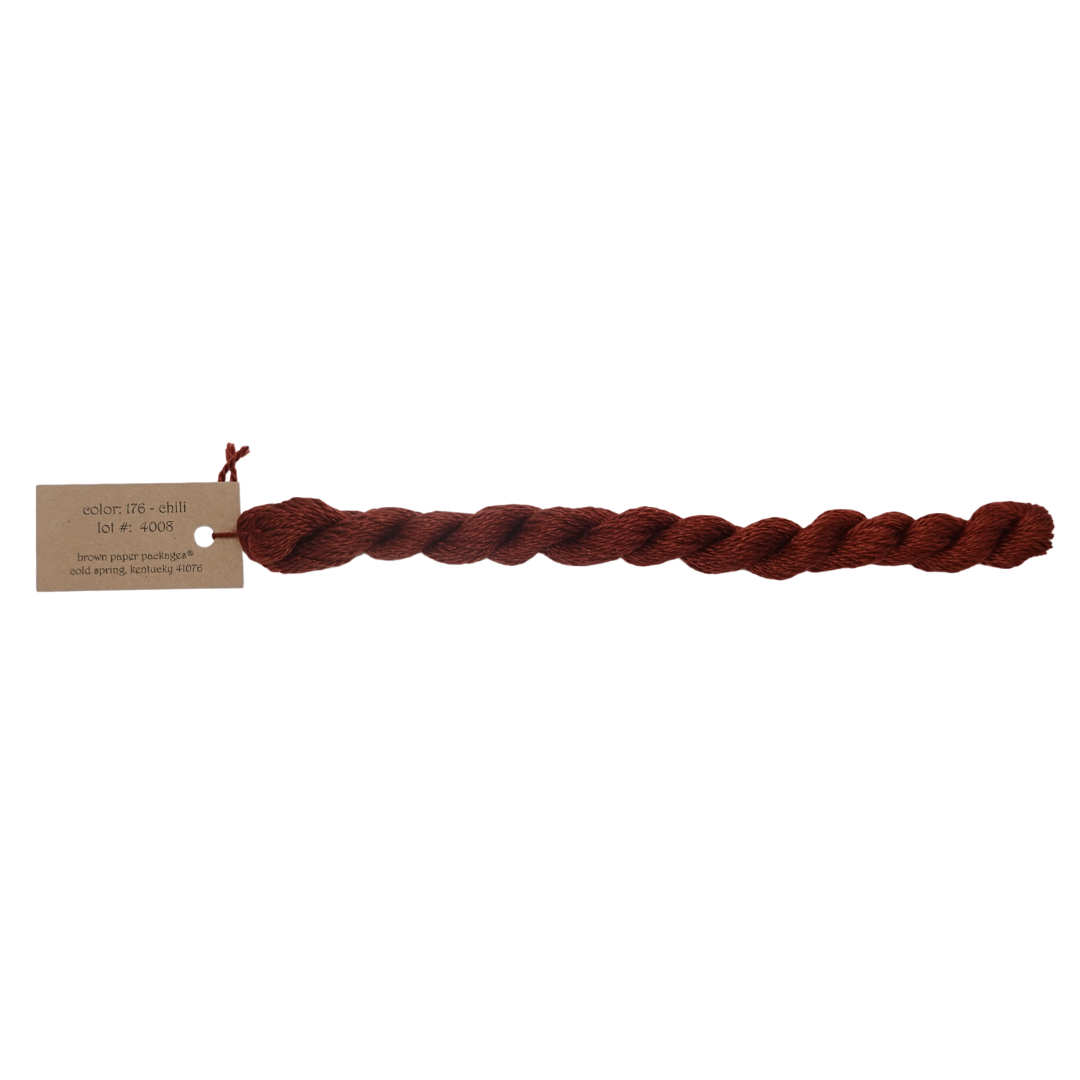 Silk & Ivory Skein - Chili - 176