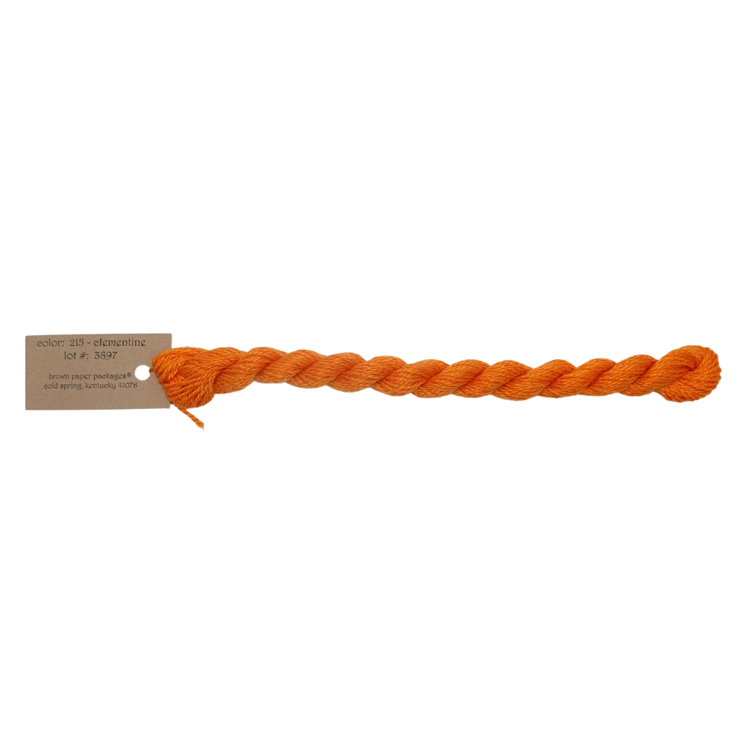 Silk & Ivory Skein - Clementine - 215