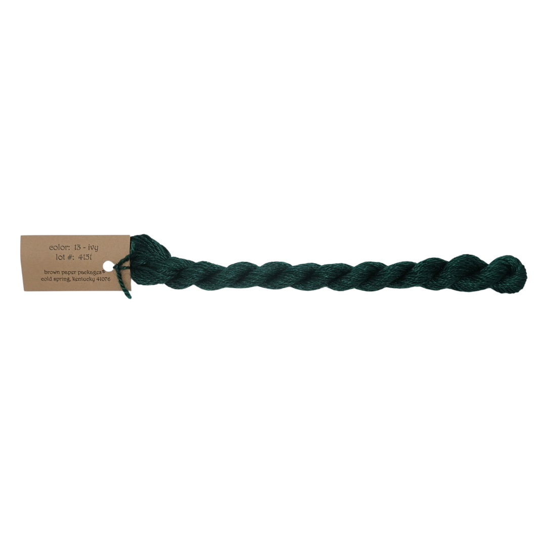 Silk & Ivory Skein - Ivy - 013