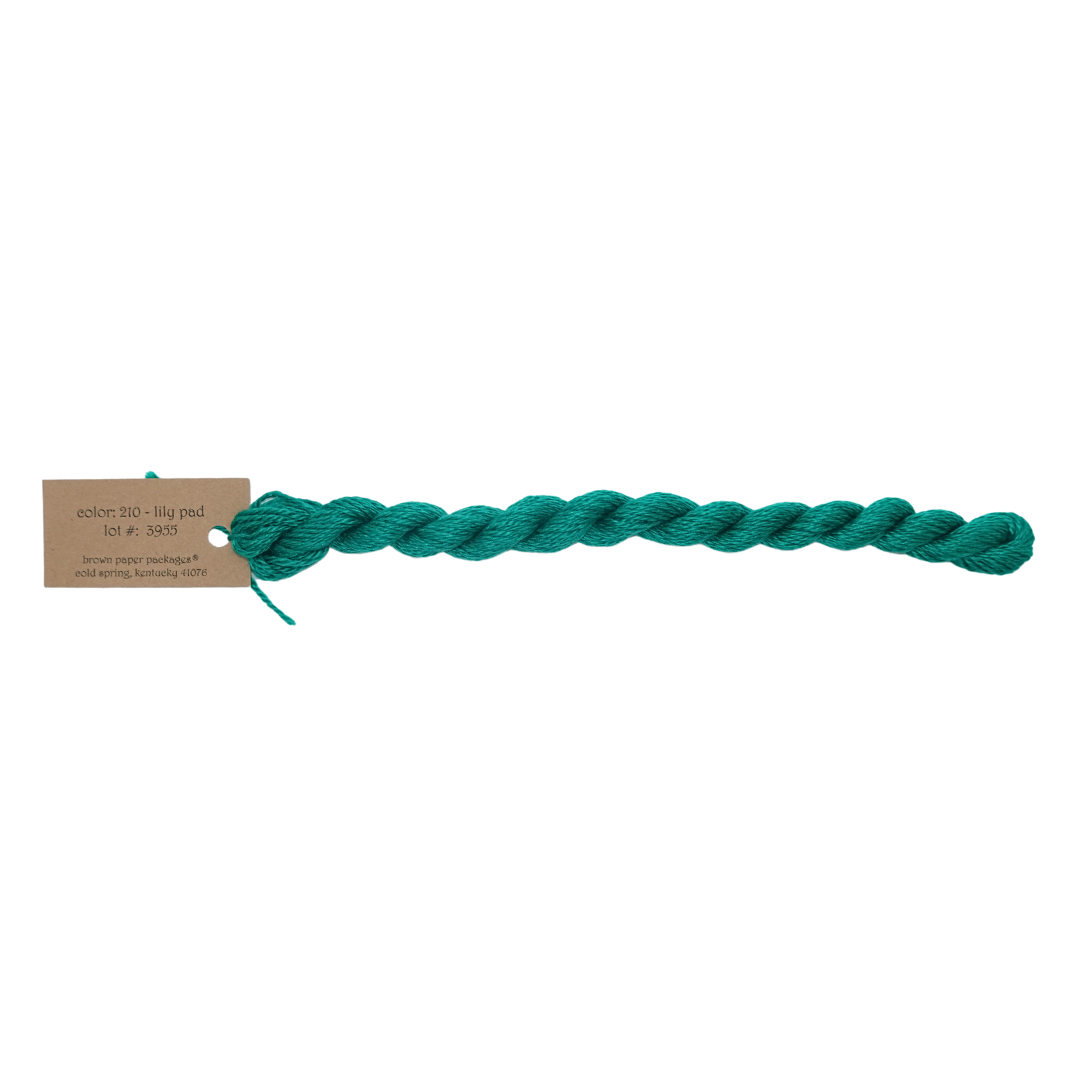 Silk & Ivory Skein - Lily Pad - 210