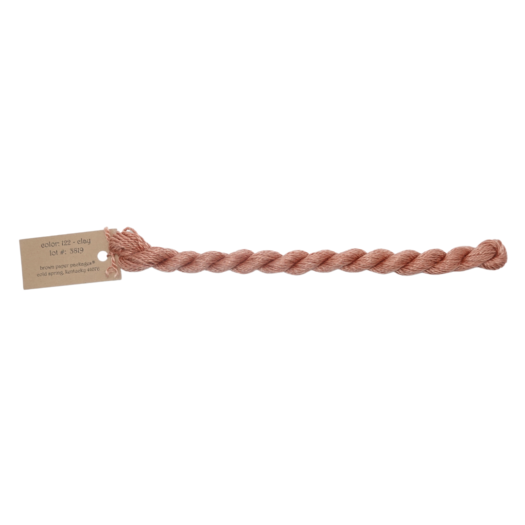 Silk & Ivory Skein - Clay - 122
