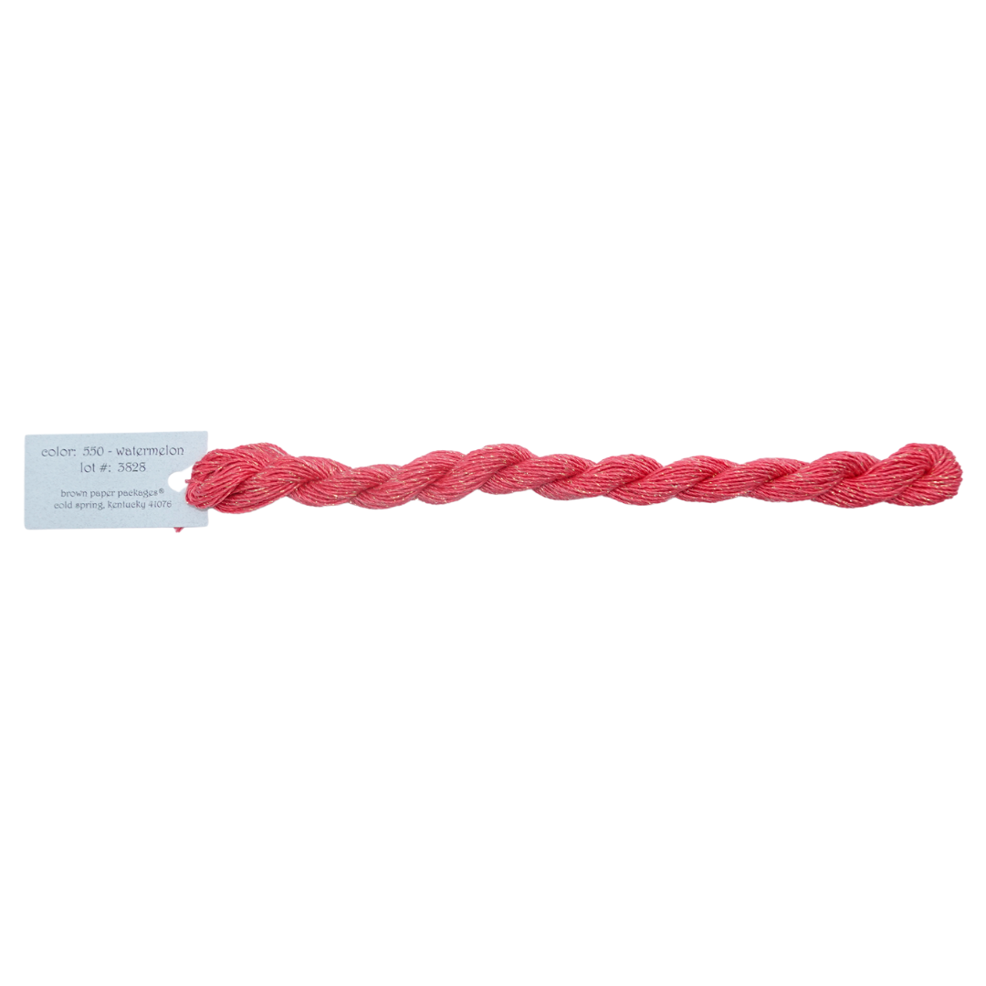 Silk & Ivory Skein - Stardust Watermelon - 550