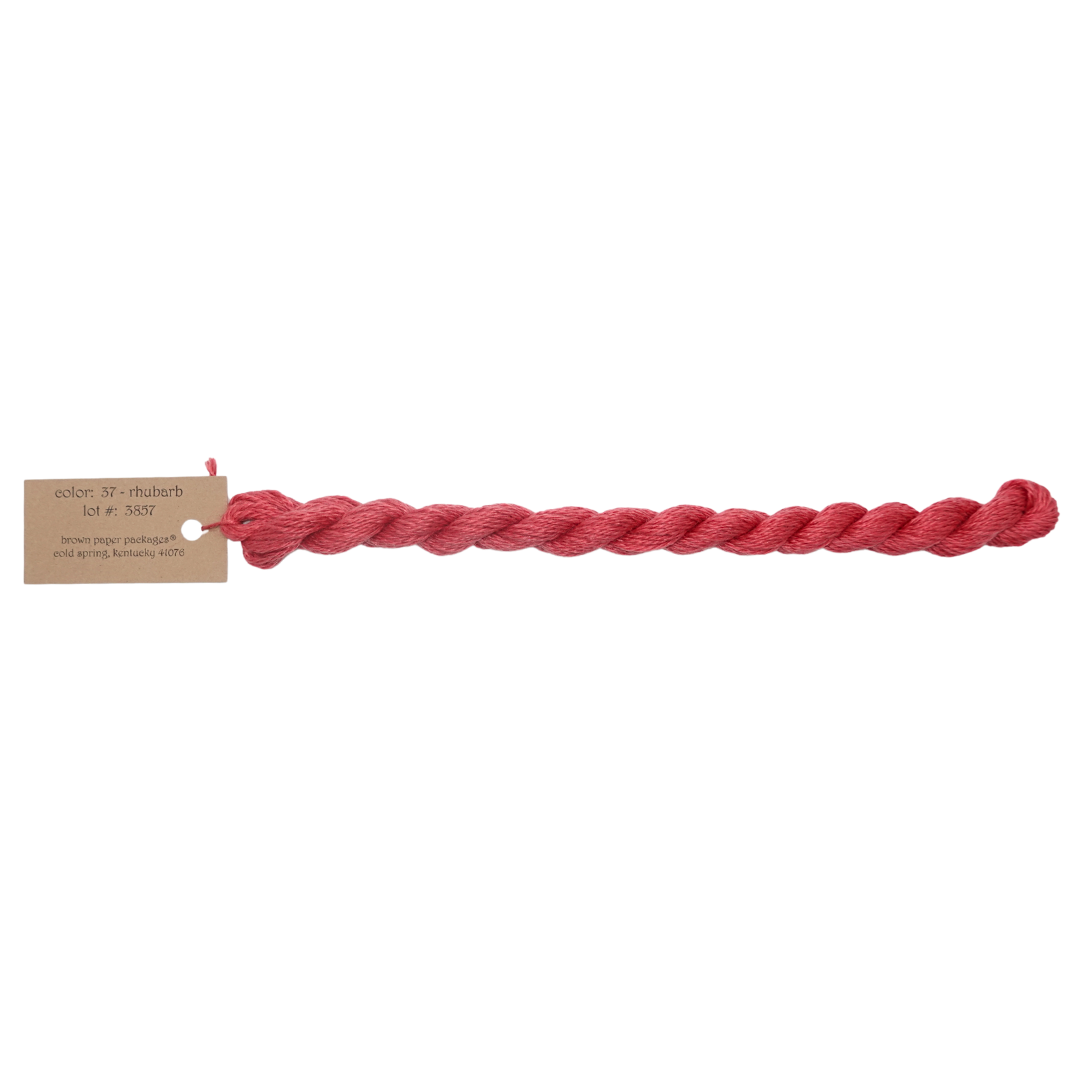 Silk & Ivory Skein - Rhubarb - 037