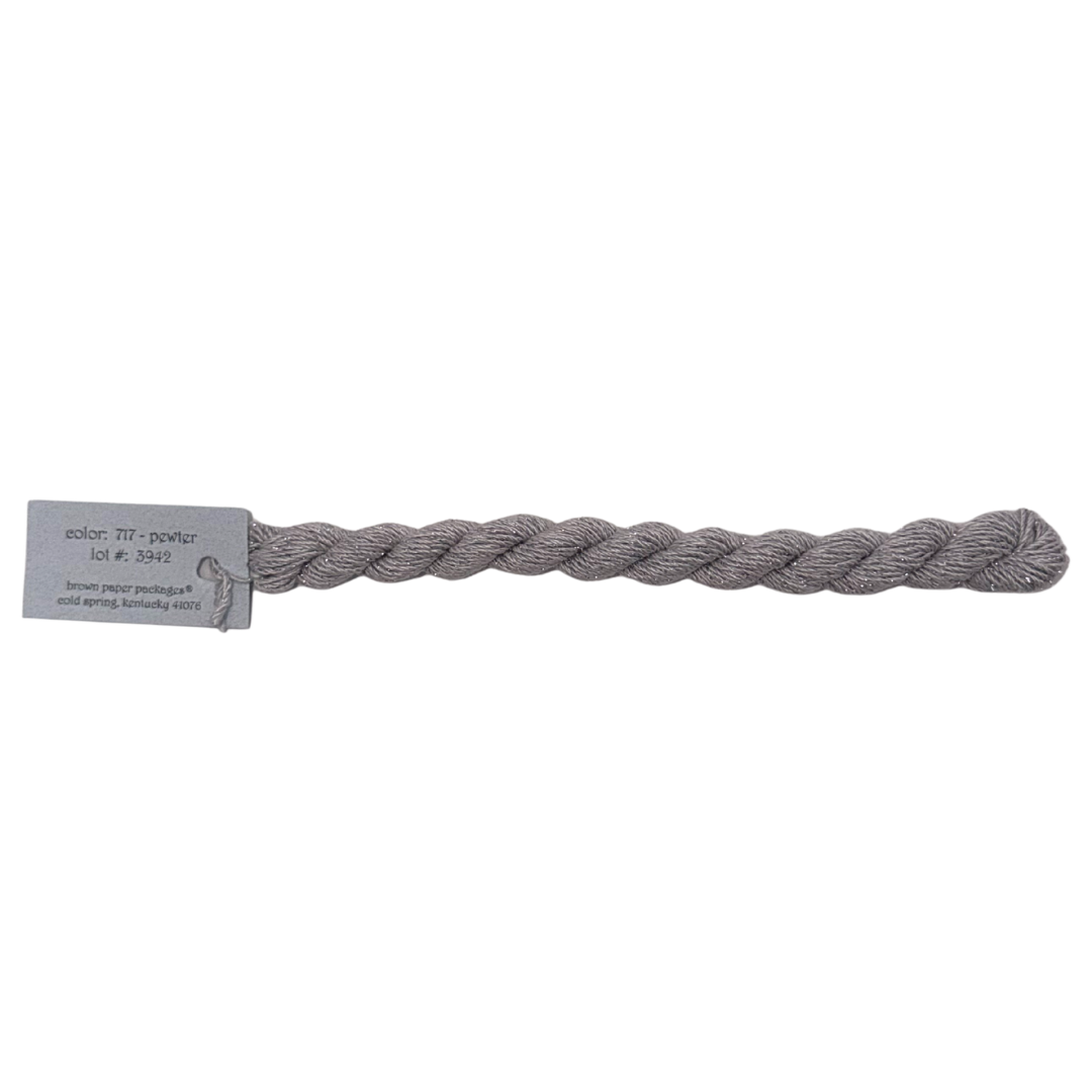 Silk & Ivory Skein - Stardust Pewter - 717