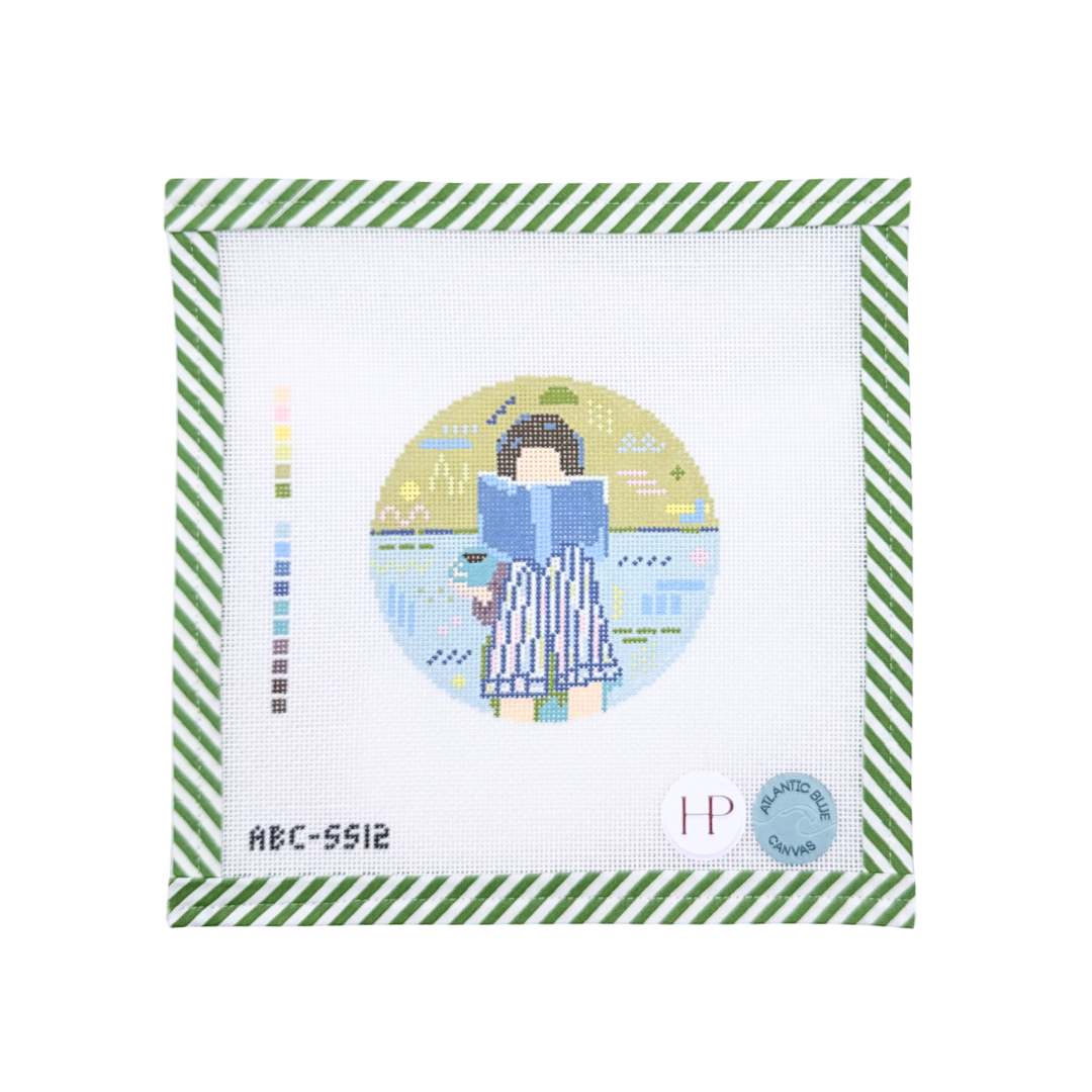 Reading Girl Round