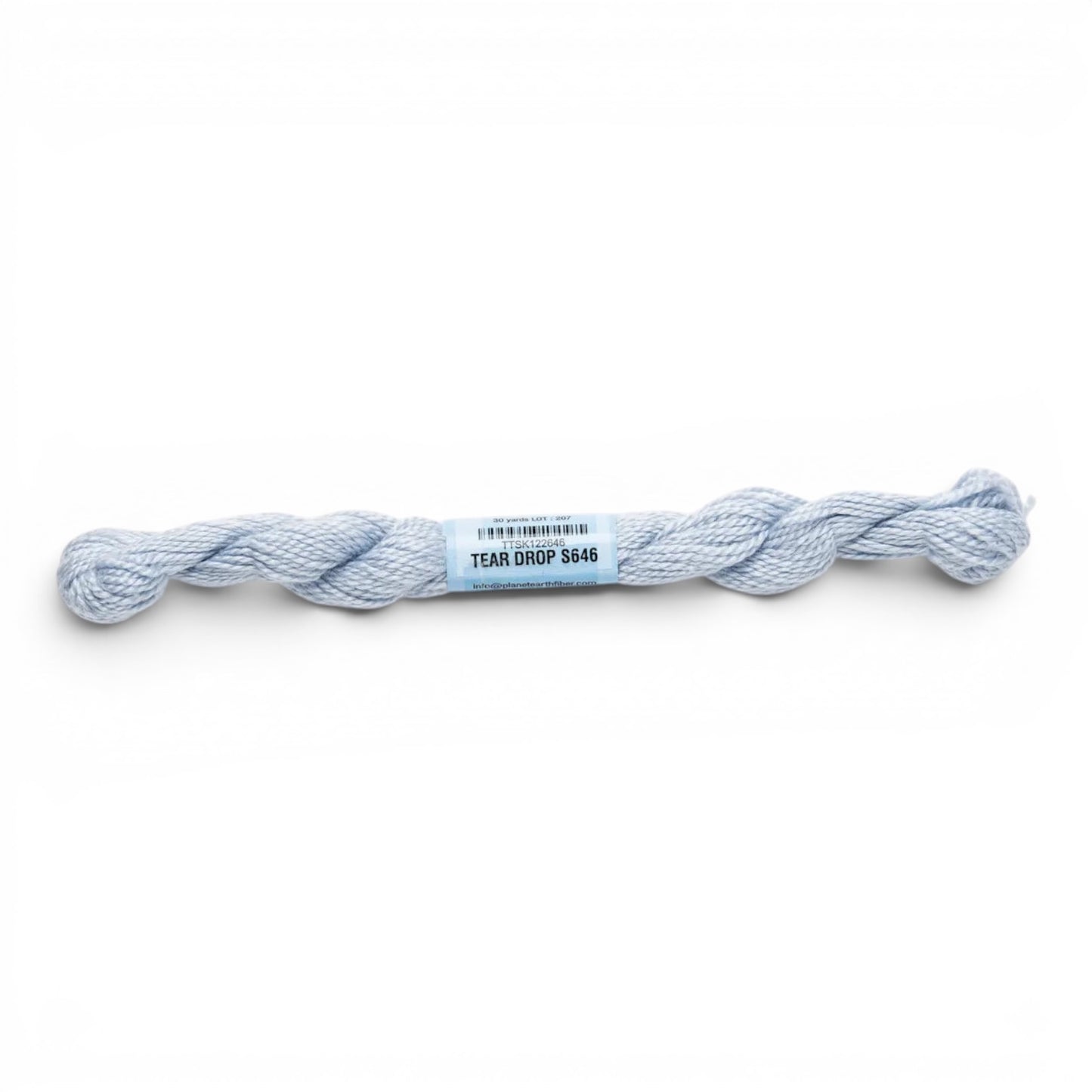 Atlantic Blue Canvas Essentials Skeins 646 Tear Drop light blue silk-blend embroidery thread
