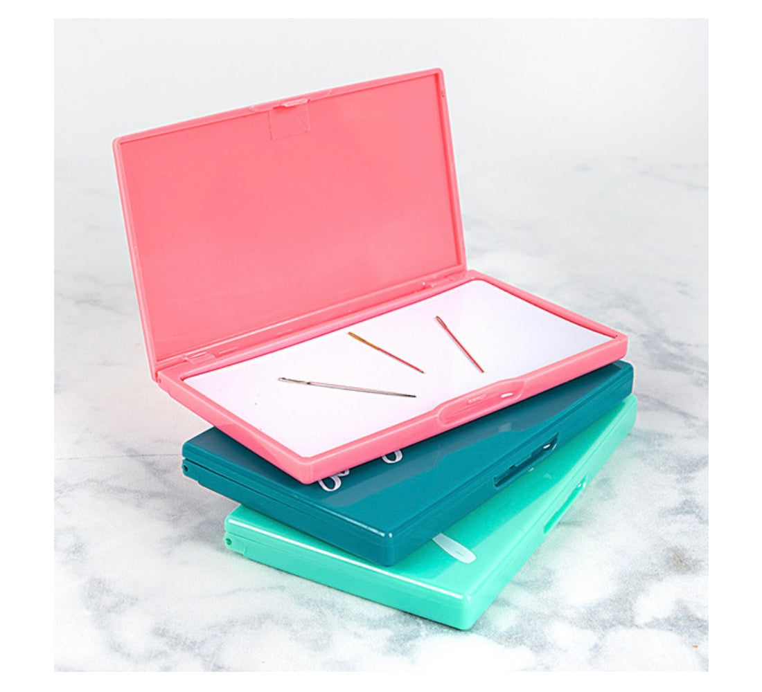 Plastic Needle Protective Case - Atlantic Blue Canvas