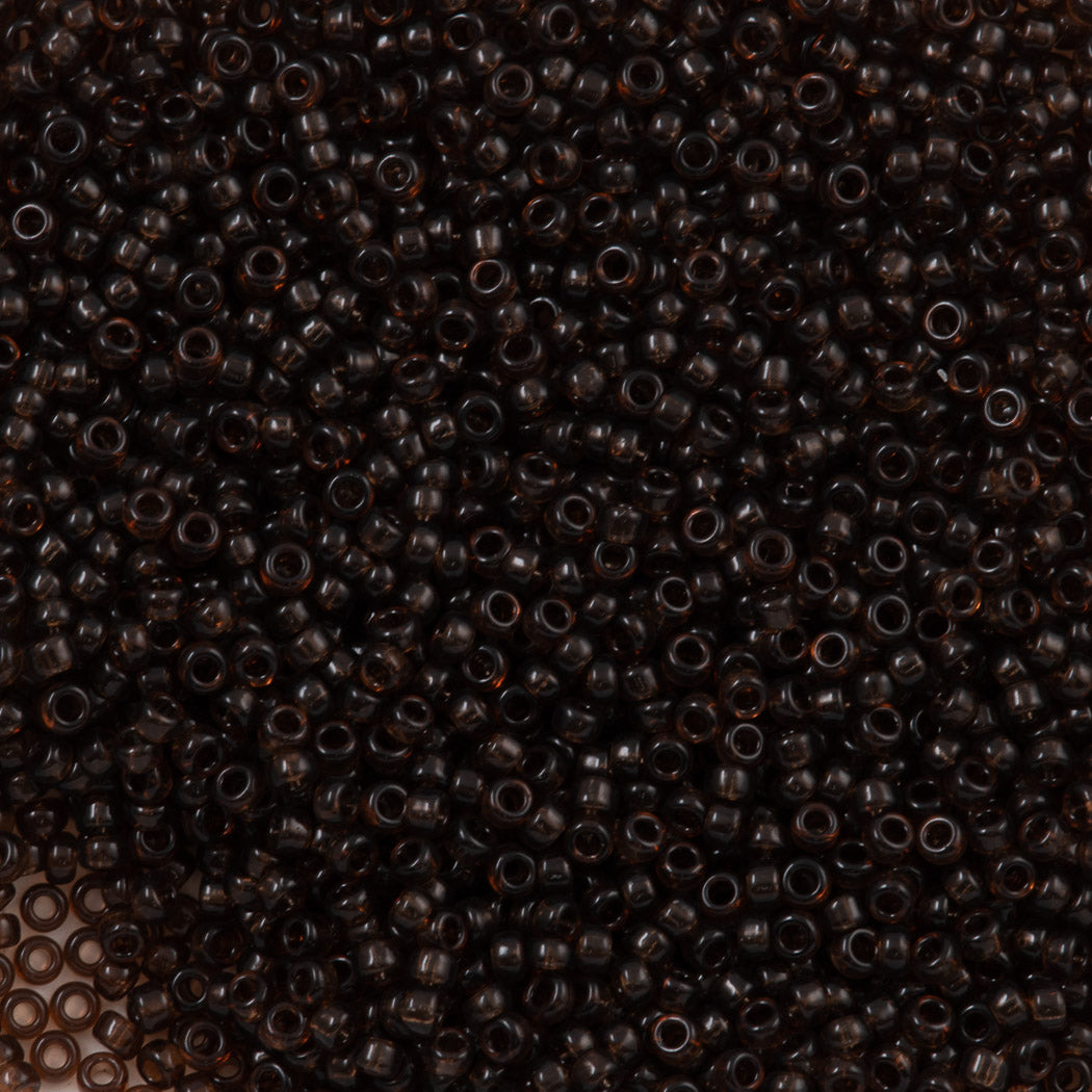 Transparent Root Beer Brown Miyuki Seed Beads Size 15 #135