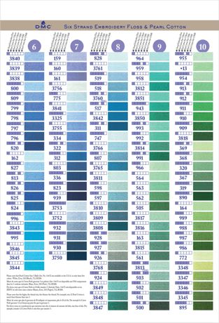 DMC Color Card Book - Printed