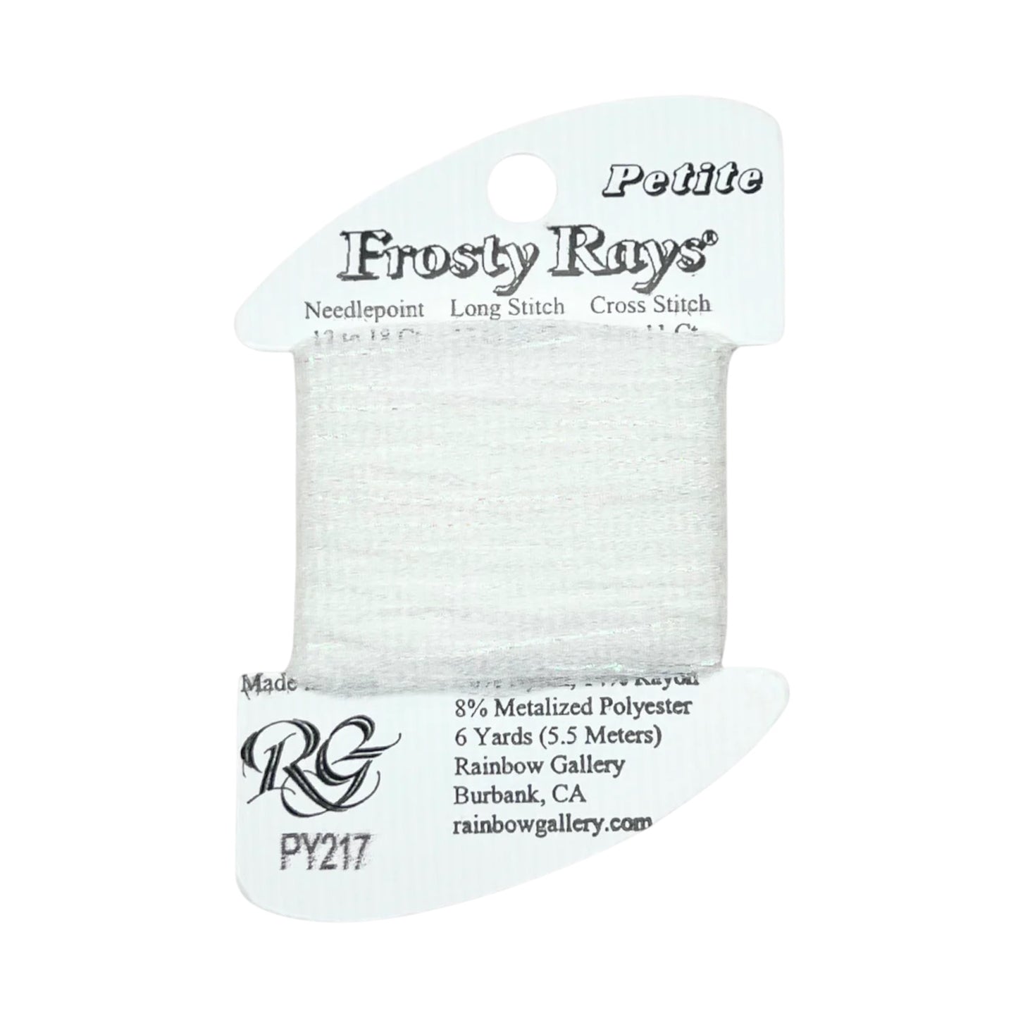 Petite Frosty Rays PY217 White Pearl