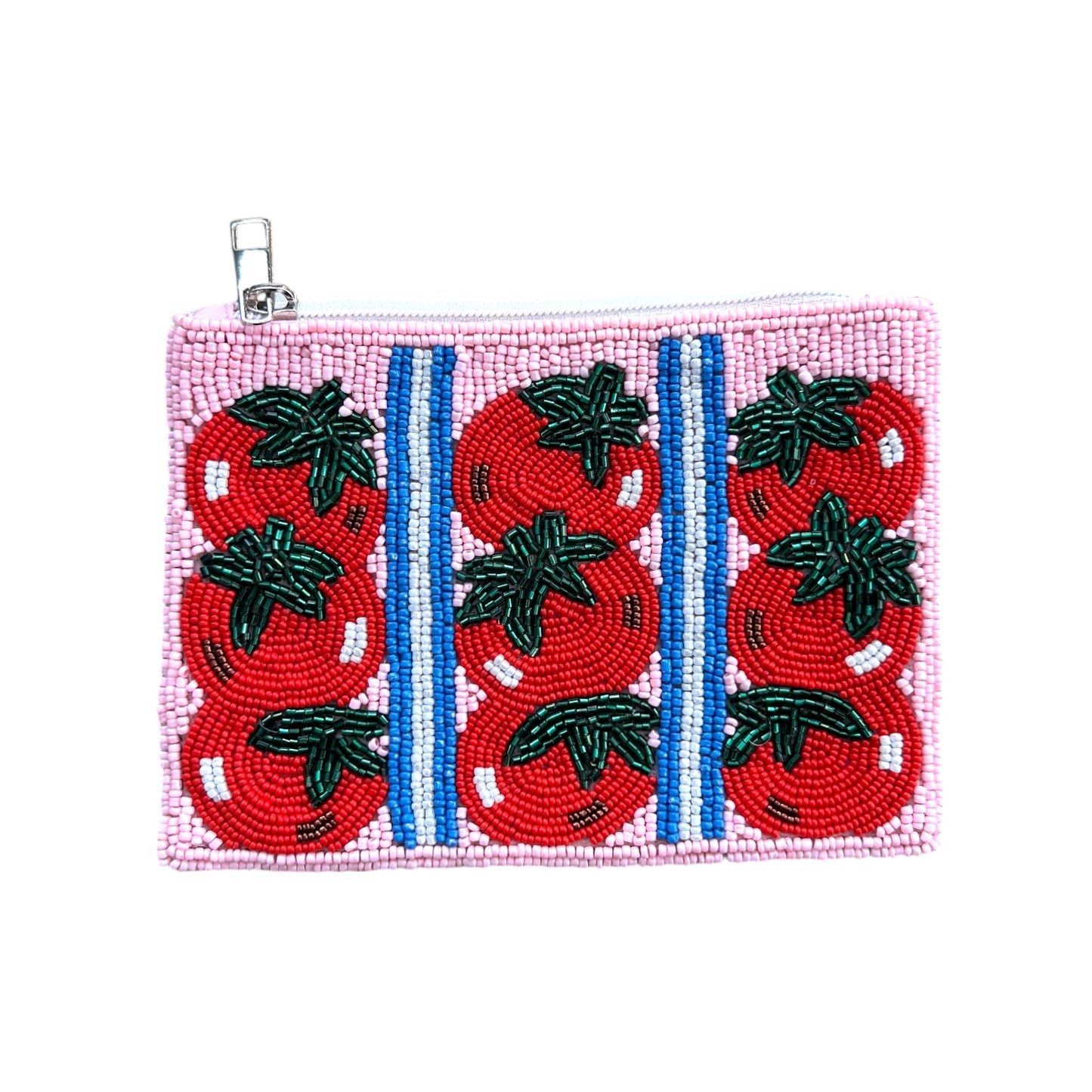 Tomatoes Beaded Pouch