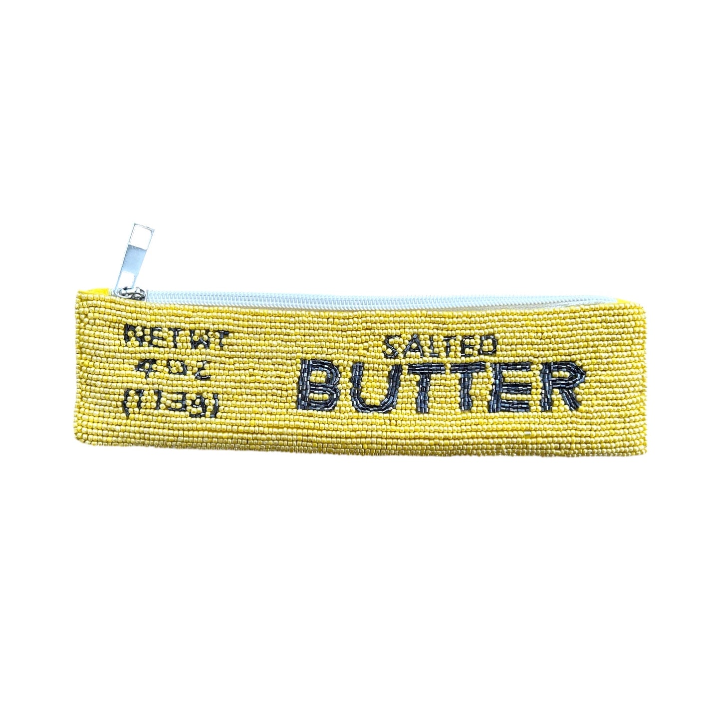 Butter Beaded Pouch