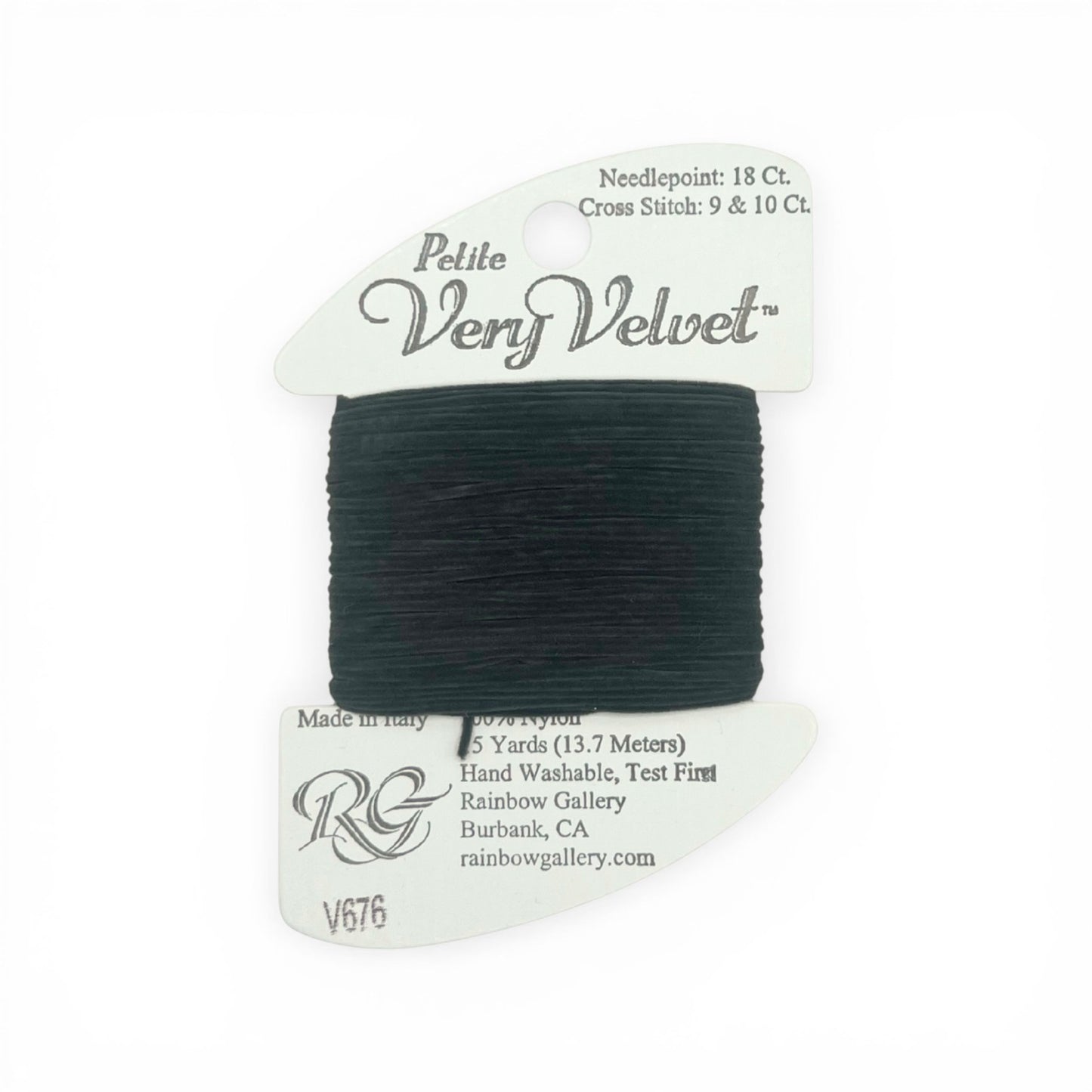 Petite Very Velvet - Charcoal V676