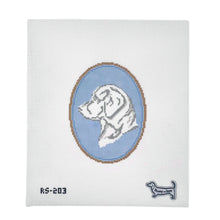 Load image into Gallery viewer, The Labrador Cameo - January Preorder - Atlantic Blue Canvas
