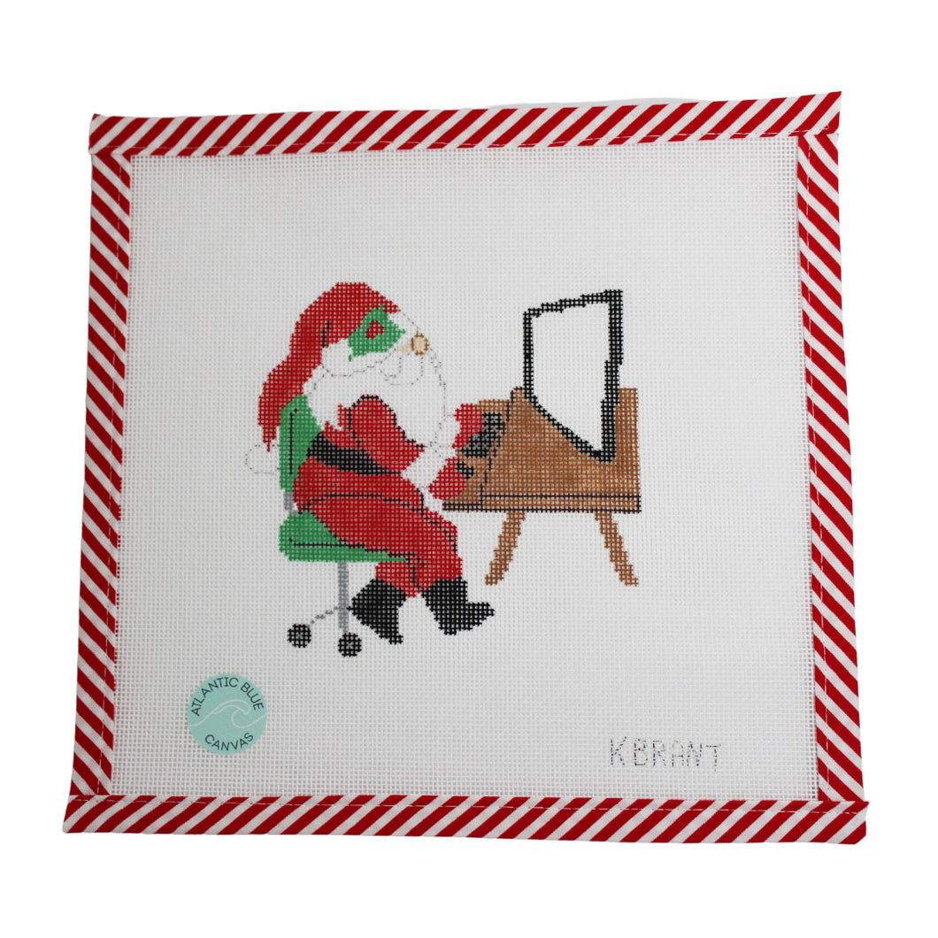 Work From Home Santa