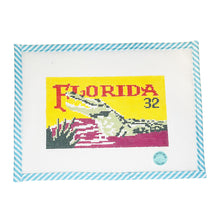 Load image into Gallery viewer, Florida Alligator - 13 mesh - Atlantic Blue Canvas
