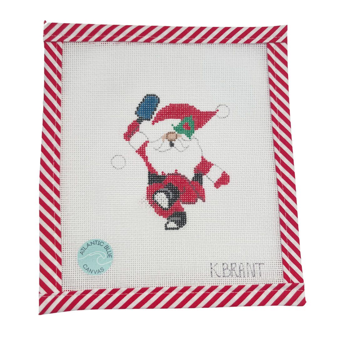Pickleball Santa - Atlantic Blue Canvas
