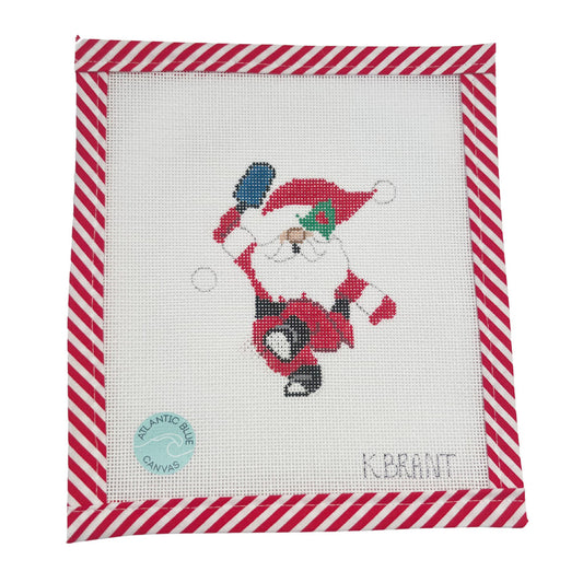 Pickleball Santa - Atlantic Blue Canvas