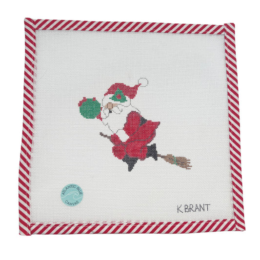Quidditch Santa - Atlantic Blue Canvas
