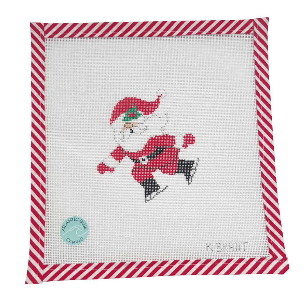 Ice Skating Santa