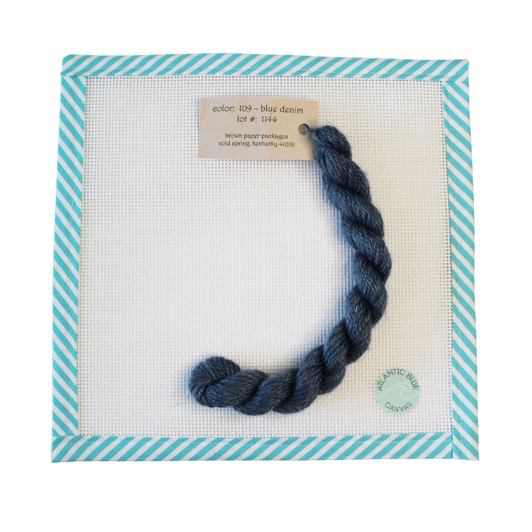 Silk & Ivory Skein - Blue Denim - 109