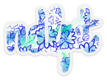 Load image into Gallery viewer, ndlpt Blue &amp; Purple sticker - Large
