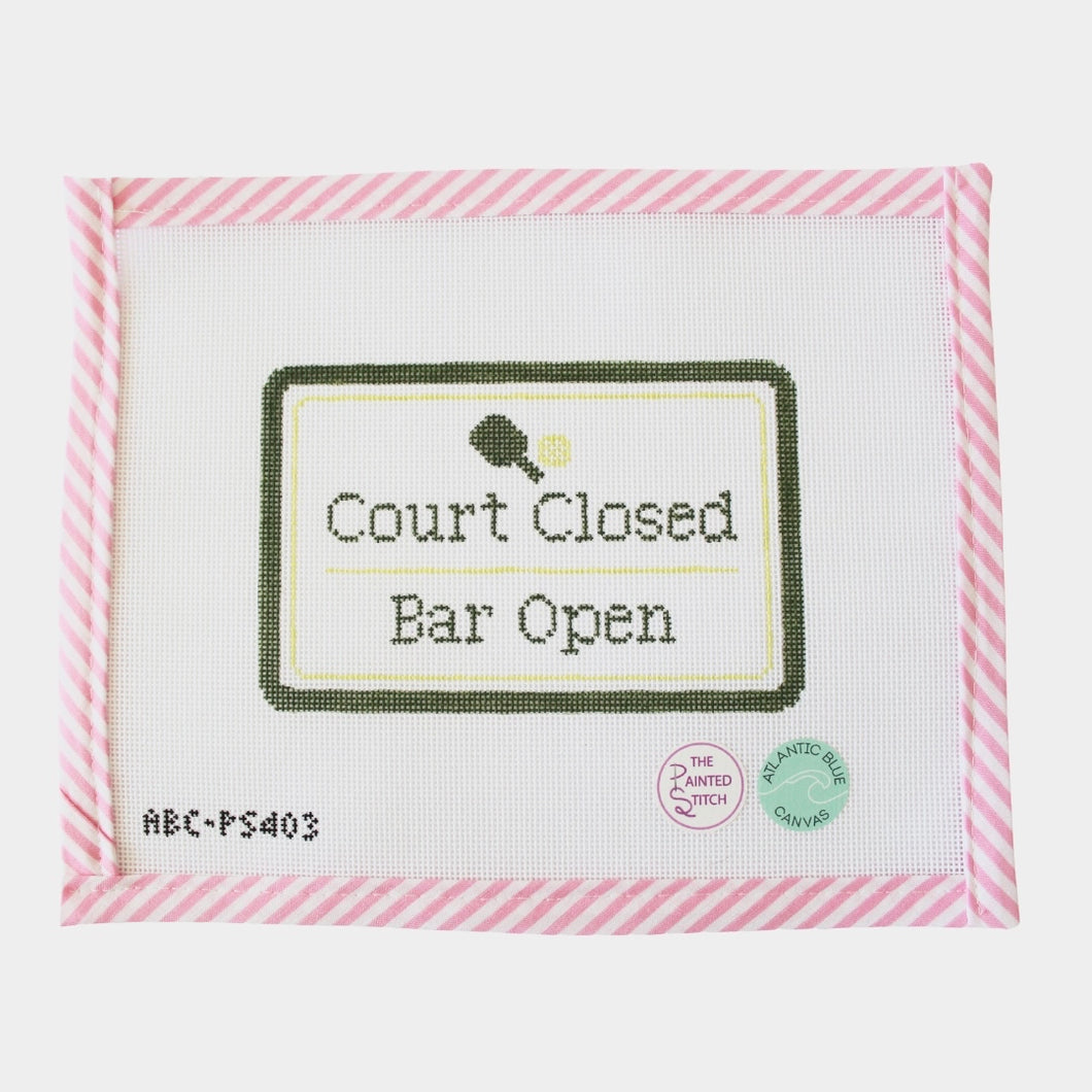 Court Closed, Bar Open - Pickleball