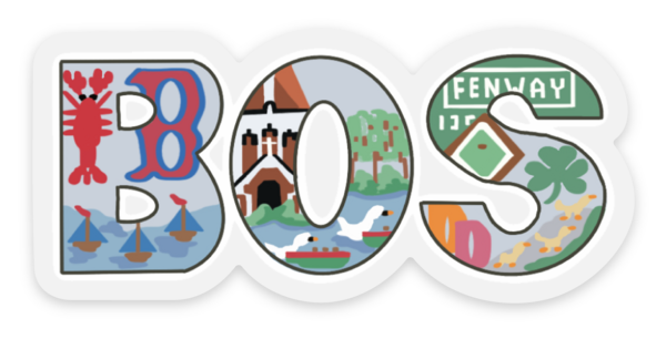 Boston - BOS - Sticker