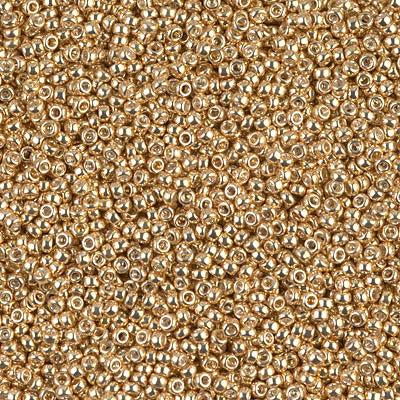 Galvanized Gold Miyuki Seed Beads Size 15 #1052