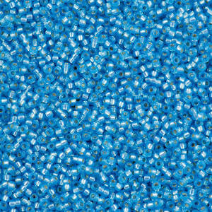 Translucent Aqua Miyuki Seed Beads Size 15 #148