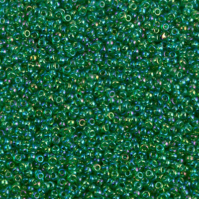 Green Miyuki Seed Beads Size 15 #179