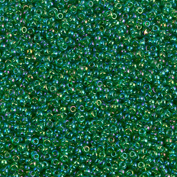 Green Miyuki Seed Beads Size 15 #179