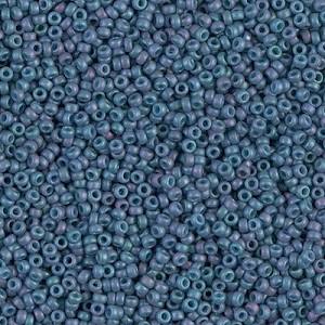 Steel Blue Luster Miyuki Seed Beads Size 15 #2030