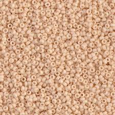 Opaque Antique Beige Seed Beads Size 15 #2202