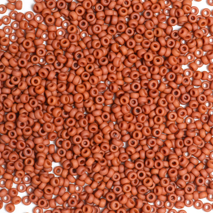 Opaque Terra Cotta Miyuki Seed Beads Size 15 #2315