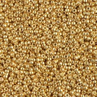 Galvanized Gold Miyuki Seed Beads Size 15 #4202