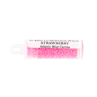 Luminous Wild Strawberry Miyuki Seed Beads Size 15 #4301
