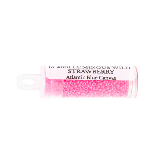 Luminous Wild Strawberry Miyuki Seed Beads Size 15 #4301