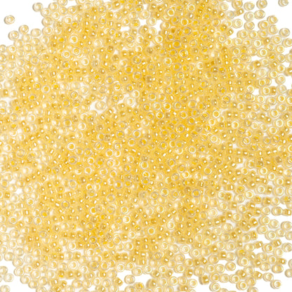 Light Daffodil Ceylon Miyuki Seed Beads Size 15 #516