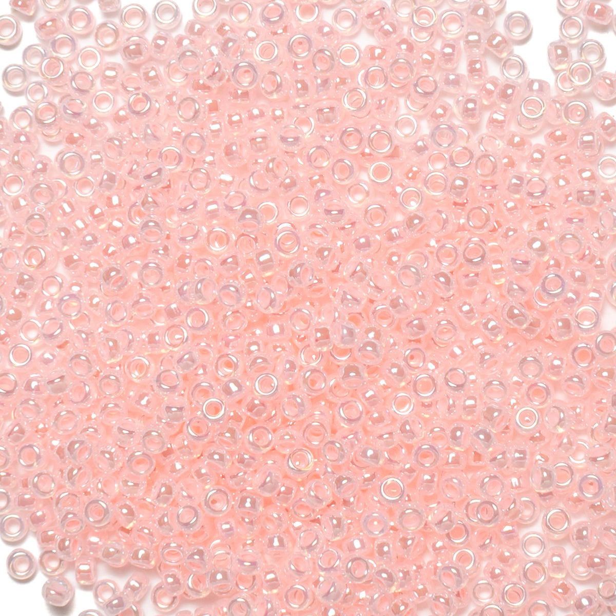 Baby Pink Ceylon Miyuki Seed Beads Size 15 #517