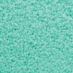 Opaque Sea Foam Miyuki Seed Beads Size 15 #4472
